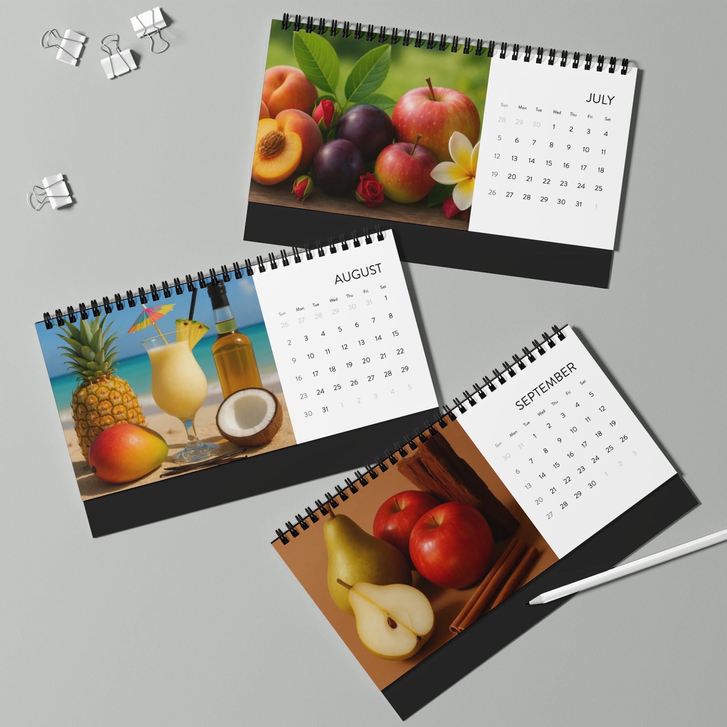 2026 Tiara Bella Desktop Calendar | Elegant Home Décor & Planner | Chic Monthly Organizer & Gift for Women - Bubble Gum Wink