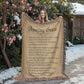 Amazing Grace Woven Throw Blanket – Hymn Collection | Faith Home Decor - Bubble Gum Wink