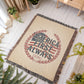 America First Always – Patriotic Woven Blanket | Est. 1776 Heritage Edition - Bubble Gum Wink
