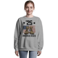 America Rises ‘25 Sweatshirt | Patriotic Unisex Crewneck - Bubble Gum Wink