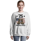 America Rises ‘25 Sweatshirt | Patriotic Unisex Crewneck - Bubble Gum Wink