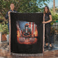 Back the Red Woven Throw Blanket – Firefighter Tribute - Bubble Gum Wink