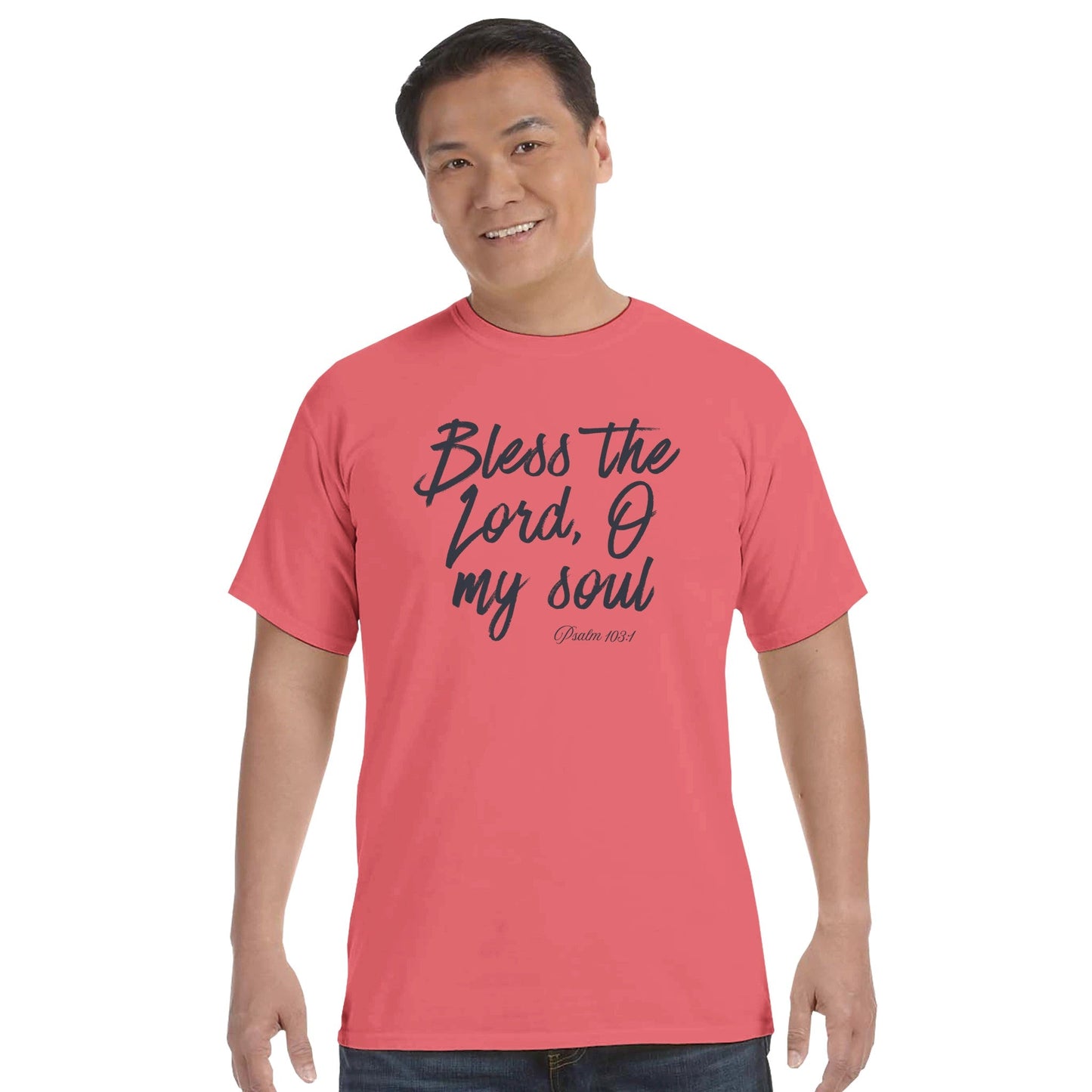 Bless the Lord, O My Soul Faith Forward Tee - Bubble Gum Wink