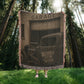 Bubble Gum Wink Rat Rod Woven Throw Blanket - Bubble Gum Wink