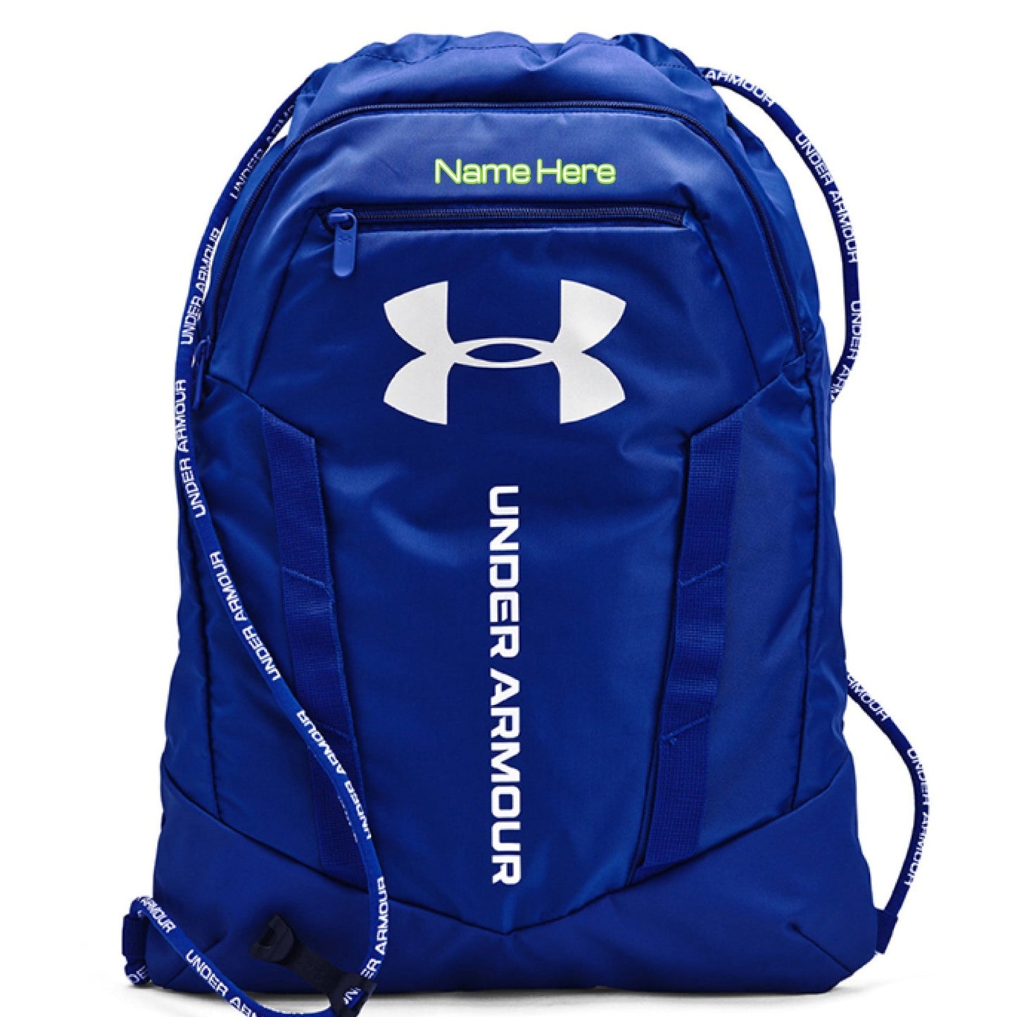 Custom Name Under Armour Sack Pack – Water - Repellent & Personalized - Bubble Gum Wink