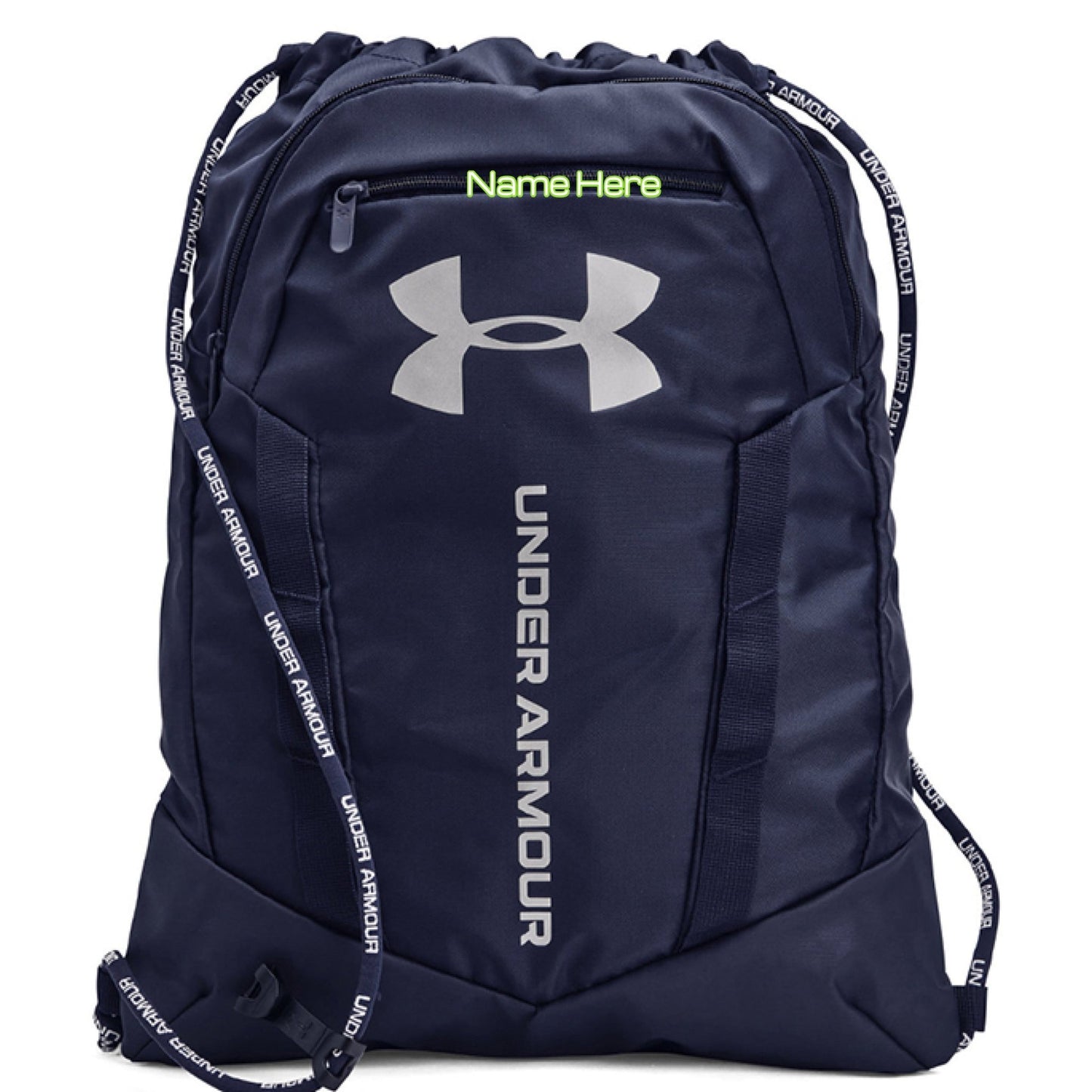 Custom Name Under Armour Sack Pack – Water - Repellent & Personalized - Bubble Gum Wink