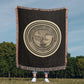 Department of Justice Woven Throw Blanket – Integrity and Justice for All - Bubble Gum Wink