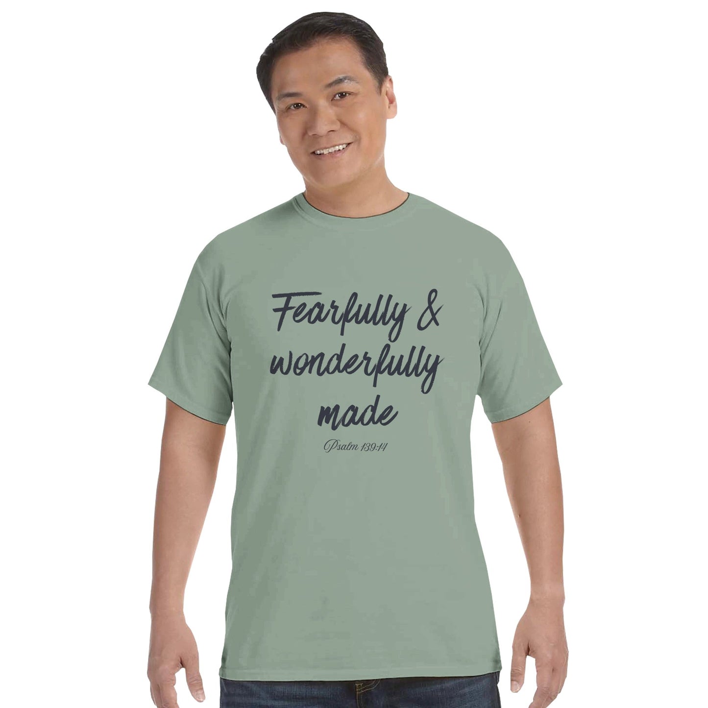 Fearfully & Wonderfully Made Faith Forward Tee - Bubble Gum Wink