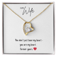 Forever Love Necklace – “You Are My Heart” Romantic Gift for Wife - Bubble Gum Wink