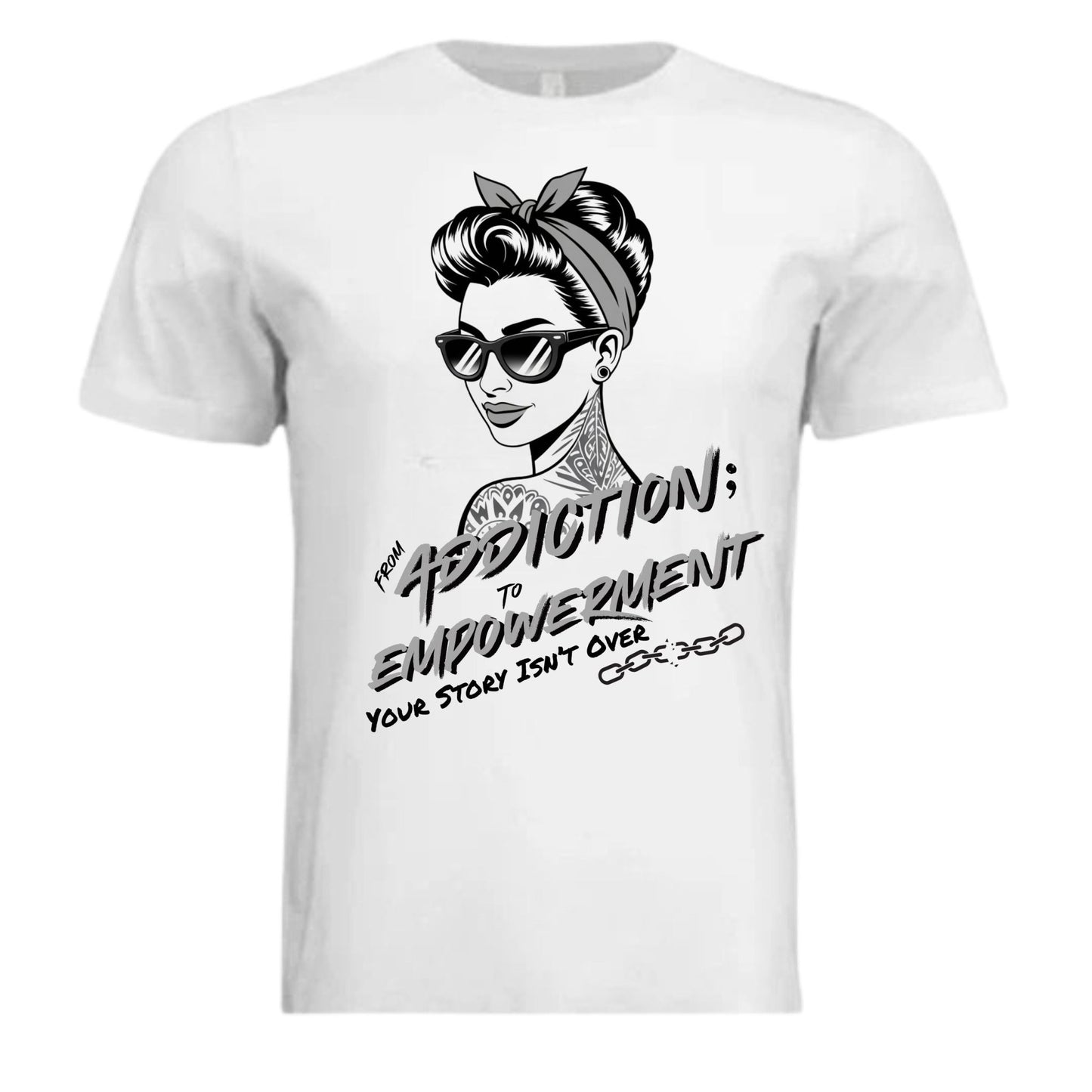 From Addiction to Empowerment | Fierce T-Shirt - Bubble Gum Wink