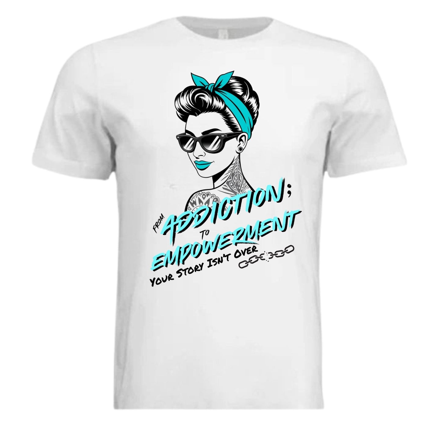 From Addiction to Empowerment | Fierce T-Shirt - Bubble Gum Wink