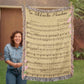 Go Tell It on the Mountain – Hymn Woven Throw Blanket - Bubble Gum Wink