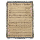 Go Tell It on the Mountain – Hymn Woven Throw Blanket - Bubble Gum Wink
