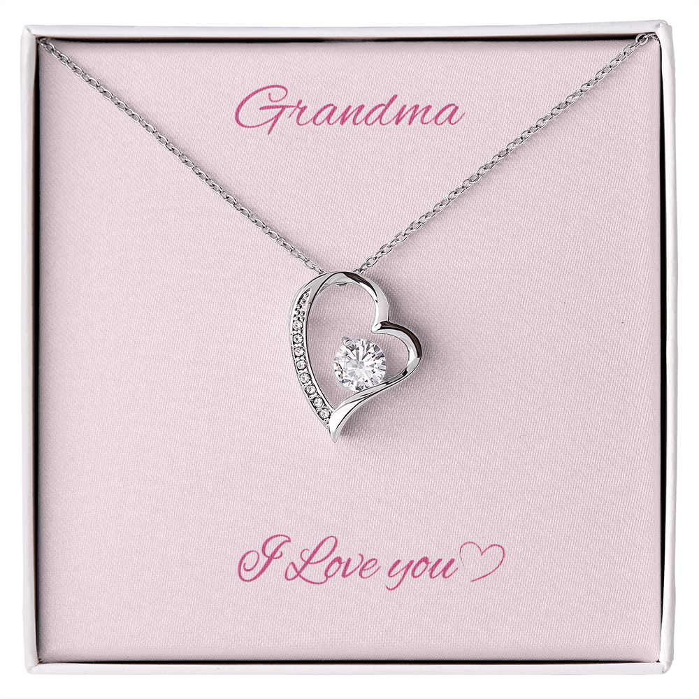 Grandma heart necklace - Bubble Gum Wink