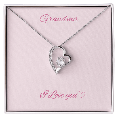 Grandma heart necklace - Bubble Gum Wink