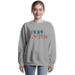 Hope Ignited 2025 Sweatshirt | Inspirational Unisex Crewneck - Bubble Gum Wink