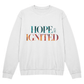 Hope Ignited 2025 Sweatshirt | Inspirational Unisex Crewneck - Bubble Gum Wink