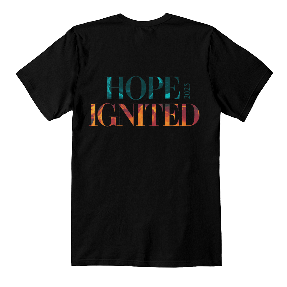 Hope Ignited ’25 | Inspirational Unisex T-Shirt - Bubble Gum Wink