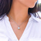 I Love You – Eternal Hope Necklace (14k White Gold Finish) - Bubble Gum Wink