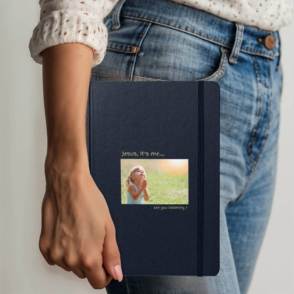 Jesus, It’s Me – Faith Journal | Ambassador Bound Notebook (8 Color Options) - Bubble Gum Wink