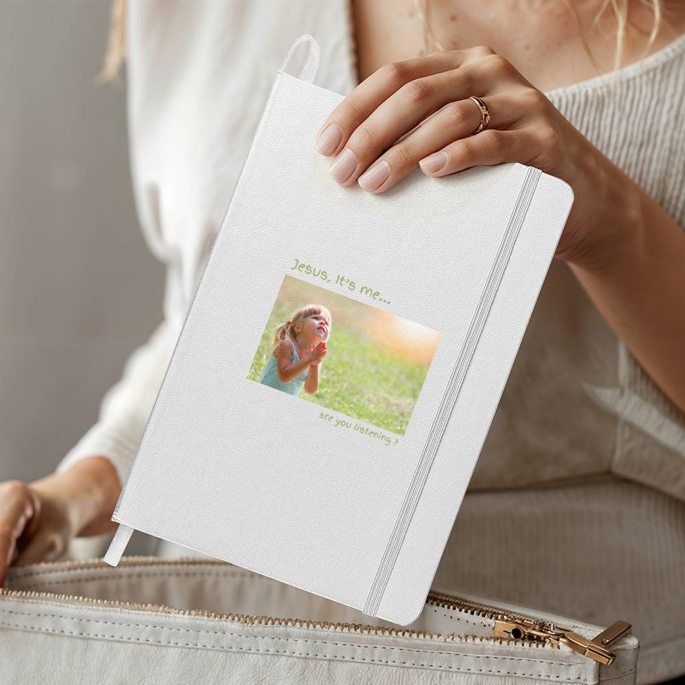 Jesus, It’s Me – Faith Journal | Ambassador Bound Notebook (8 Color Options) - Bubble Gum Wink