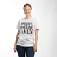 One Life, One Love, Amen – Bold Faith Tee - Bubble Gum Wink