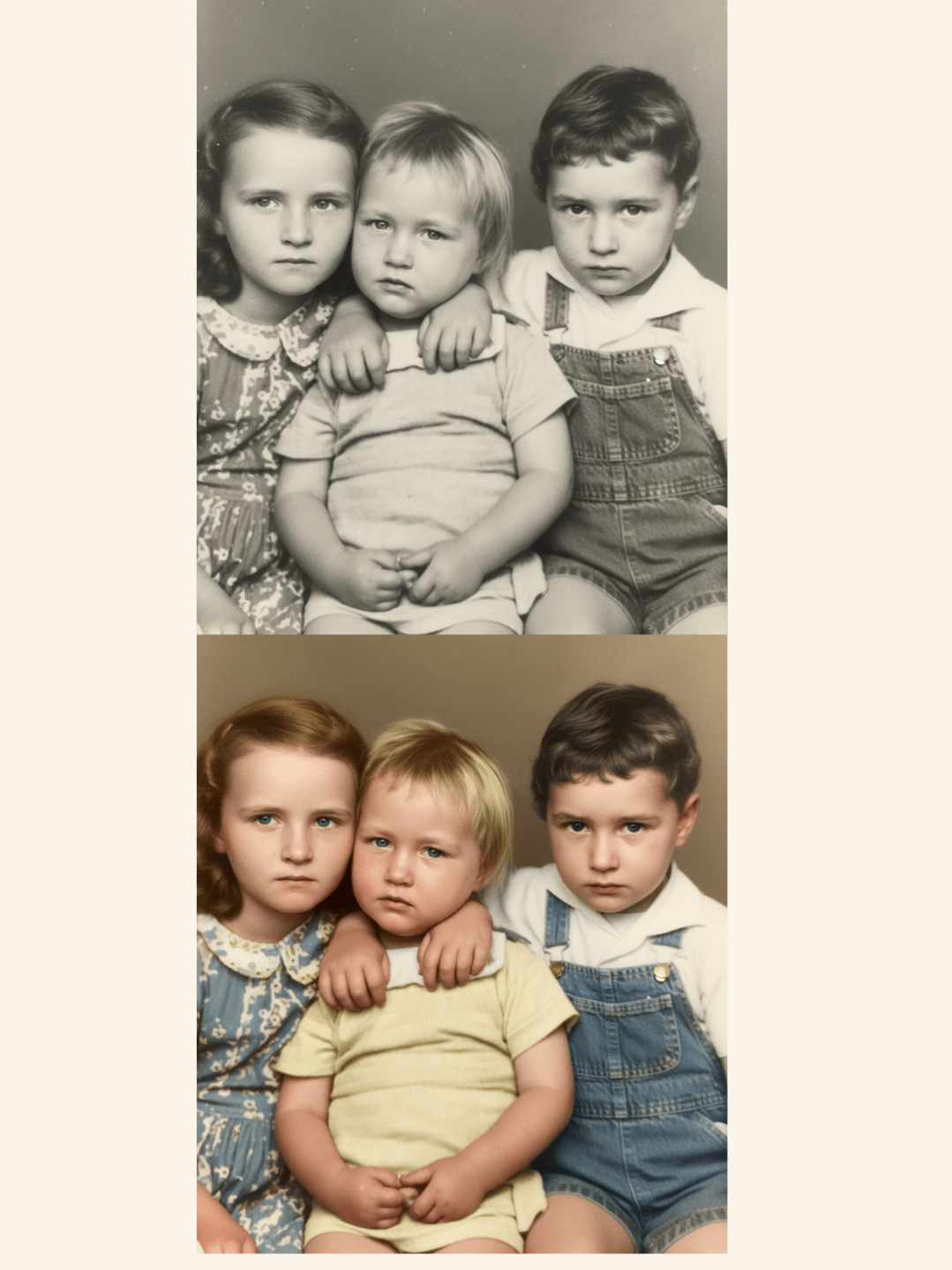 Photo Restoration & Colorization Service – Bring Memories Back to Life - Bubble Gum Wink