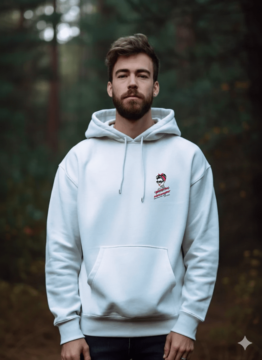 Pink Addiction → Empowerment Hoodie | Fierce Sweatshirt - Bubble Gum Wink