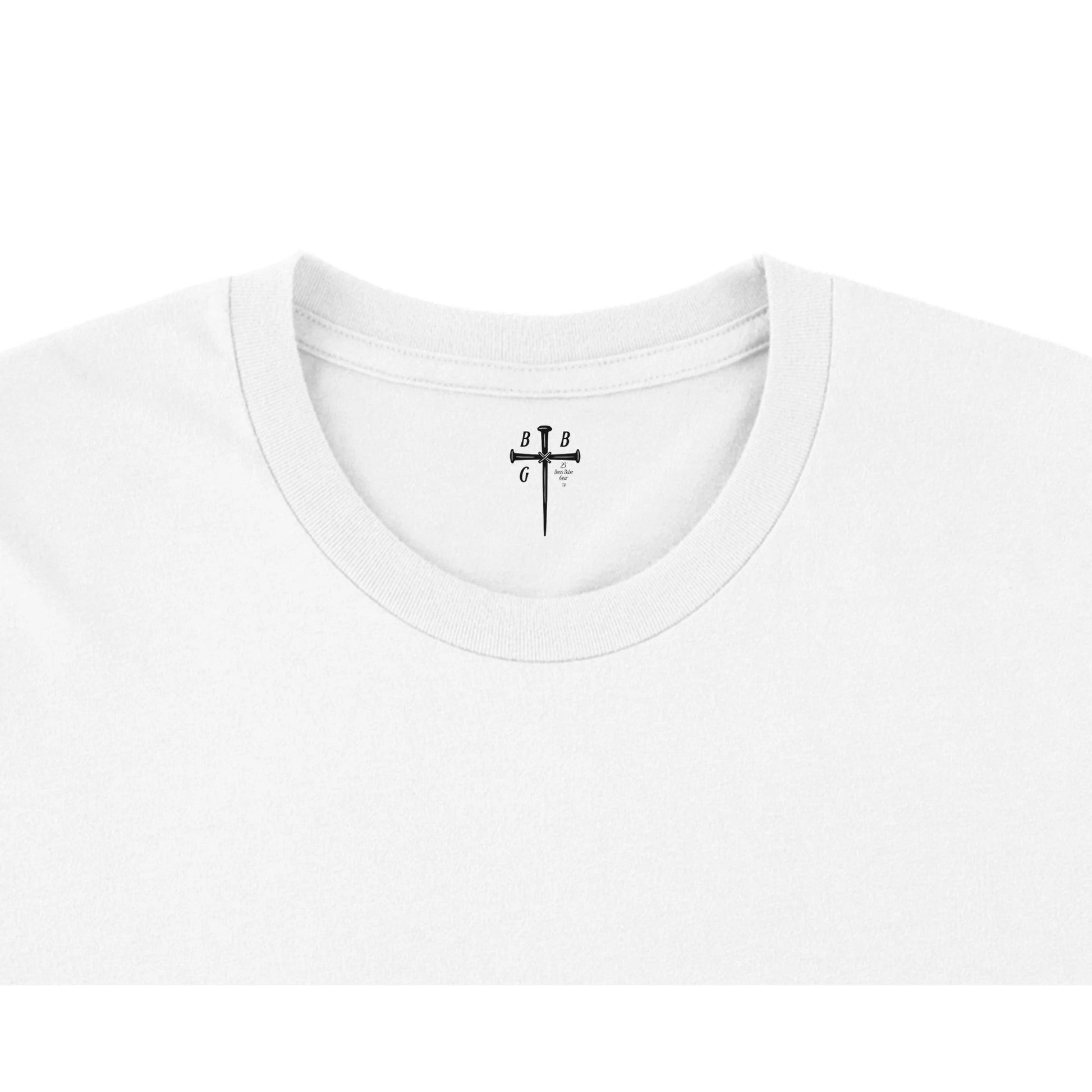 Signature Cross Logo Tee – Boss Babe Gear™ - Bubble Gum Wink