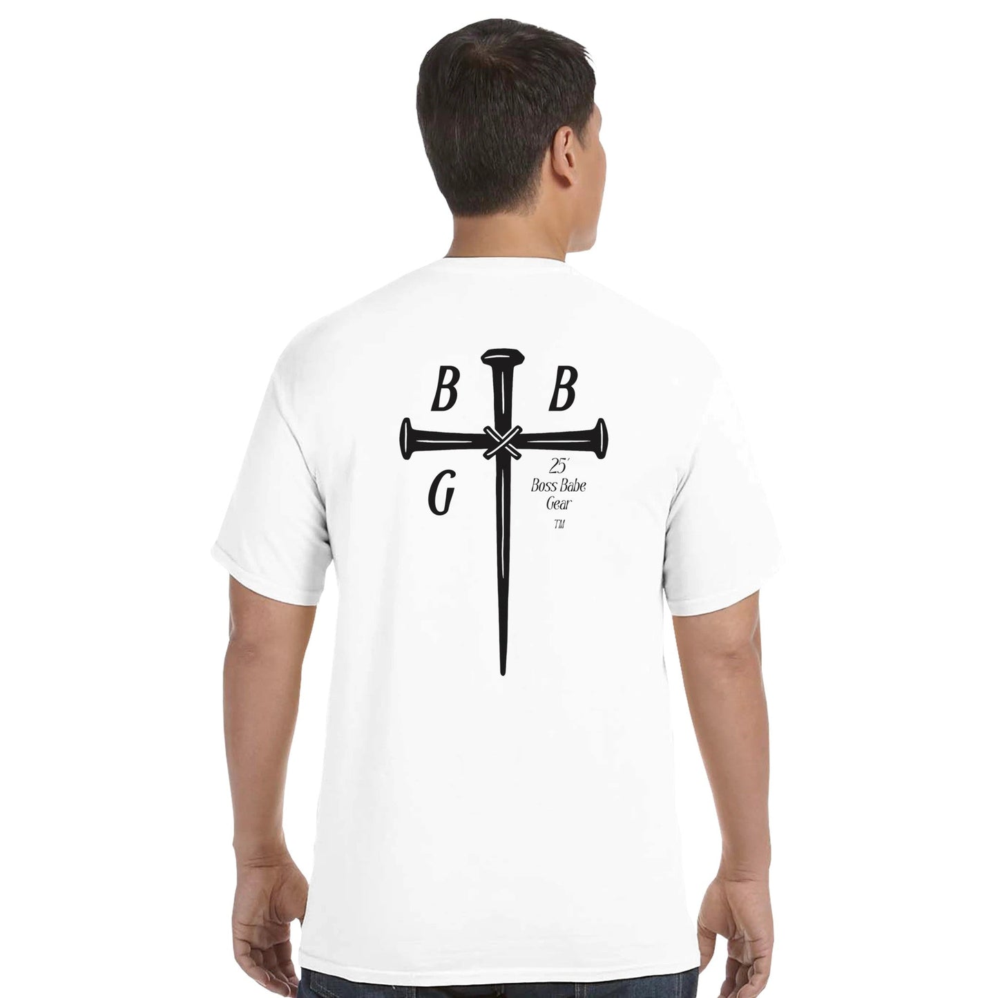 Signature Cross Logo Tee – Boss Babe Gear™ - Bubble Gum Wink