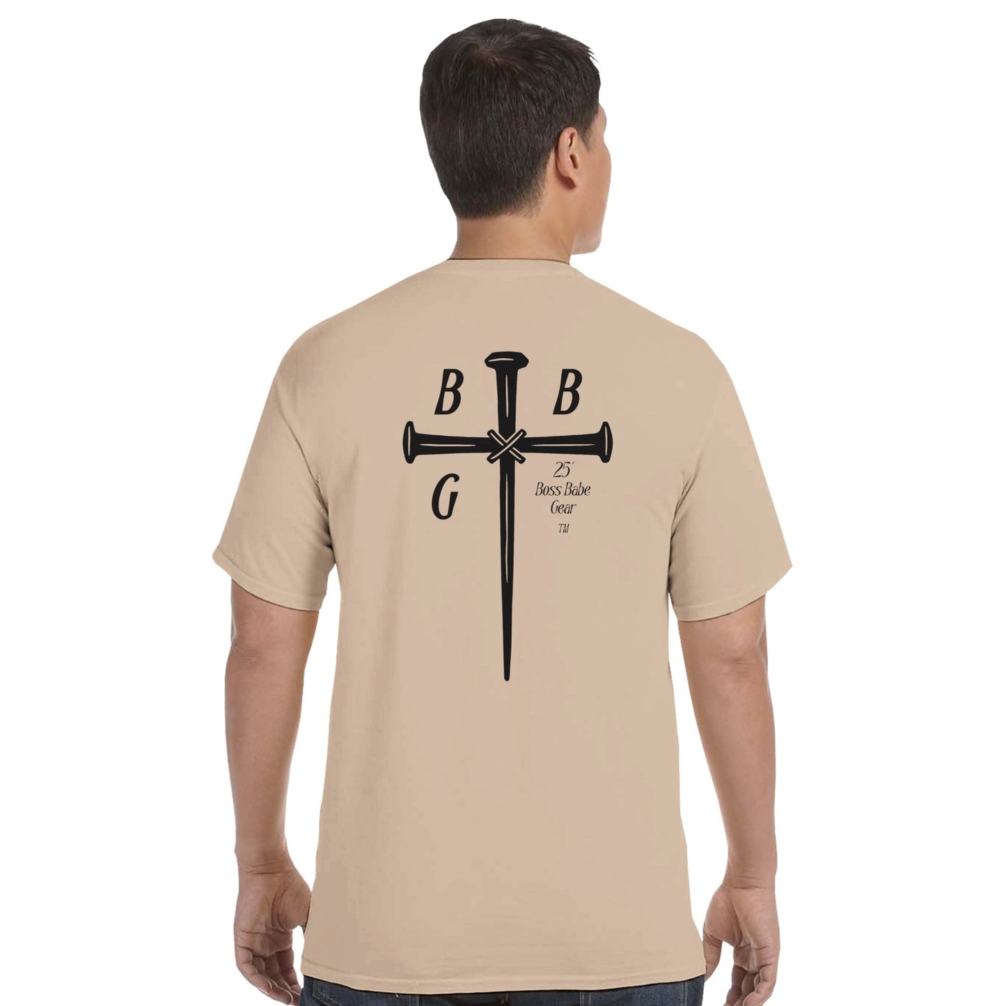 Signature Cross Logo Tee – Boss Babe Gear™ - Bubble Gum Wink