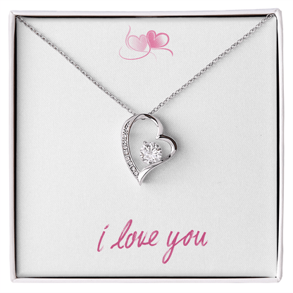 Simple - I Love you heart necklace - Bubble Gum Wink