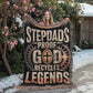 Stepdads – Proof God Recycles Legends Woven Throw Blanket - Bubble Gum Wink