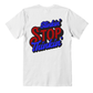 Stop Stinkin' Thinkin' Graphic Tee – Bold Back Print Statement Shirt (Black or White) - Bubble Gum Wink