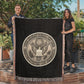 The Great Seal of the United States Woven Throw Blanket – Patriotic Heritage Edition - Bubble Gum Wink