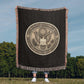 The Great Seal of the United States Woven Throw Blanket – Patriotic Heritage Edition - Bubble Gum Wink