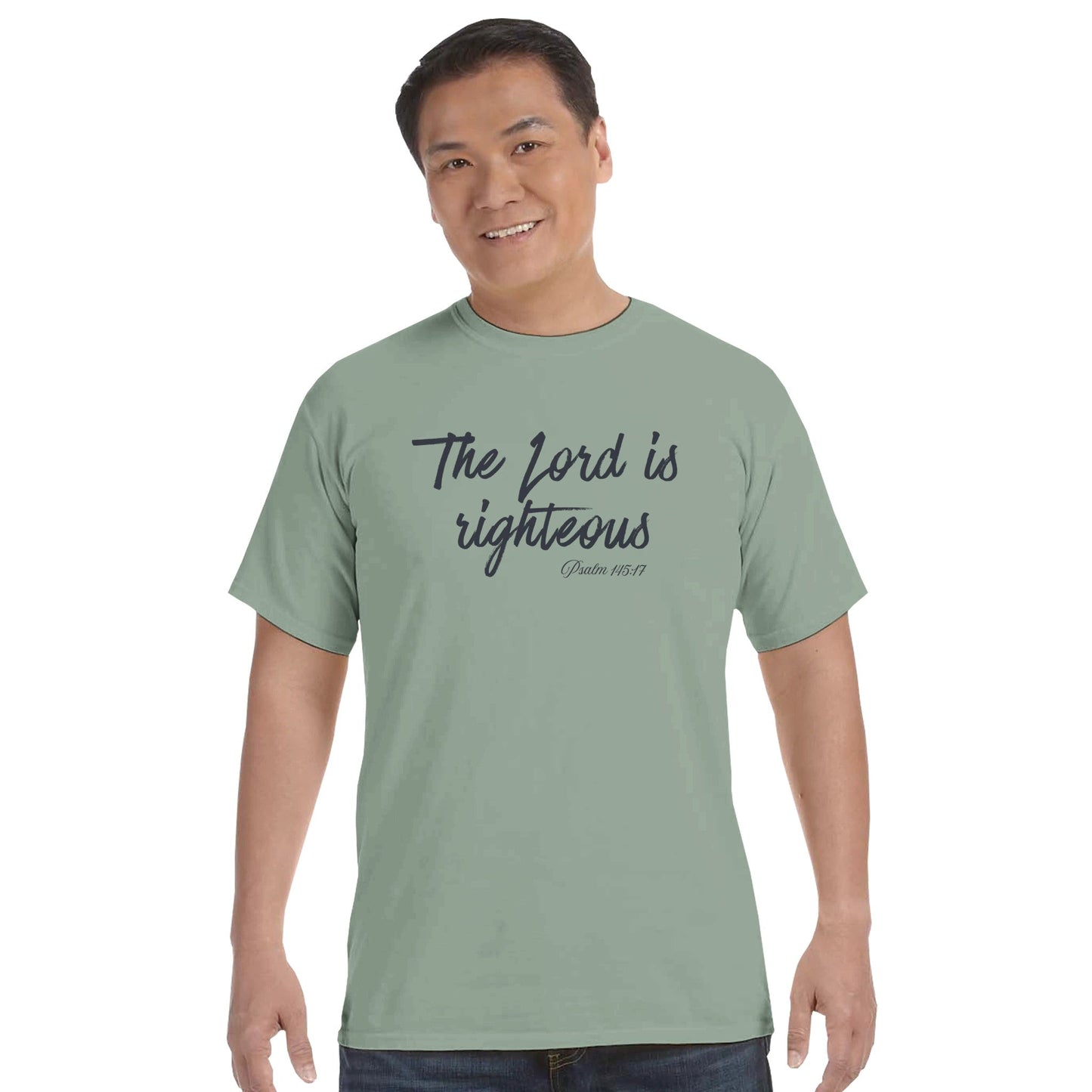 The Lord Is Righteous Faith Forward Tee - Bubble Gum Wink