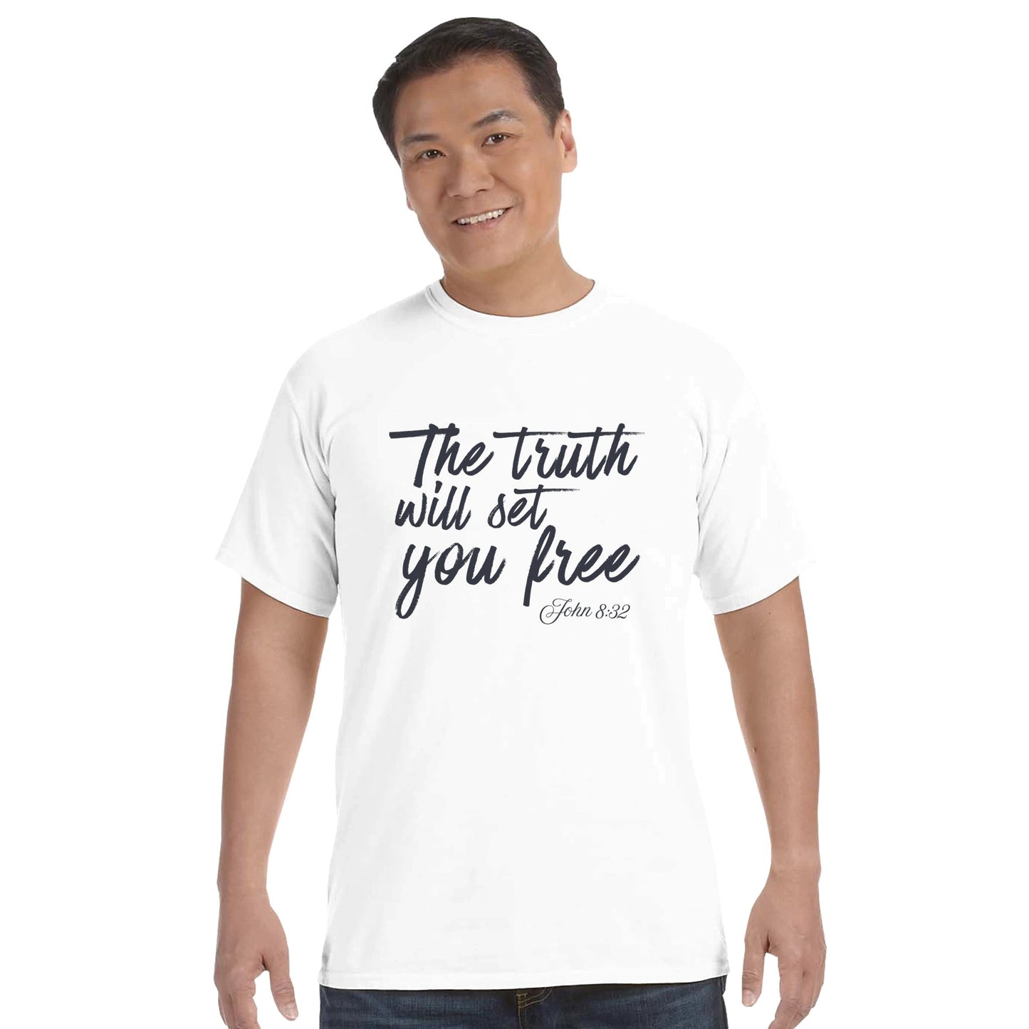 The Truth Will Set You Free Faith Forward Tee - Bubble Gum Wink