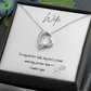 To My Wife – Forever Love Necklace [Adore You Message Card] - Bubble Gum Wink