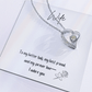 To My Wife – Forever Love Necklace [Adore You Message Card] - Bubble Gum Wink