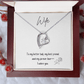 To My Wife – Forever Love Necklace [Adore You Message Card] - Bubble Gum Wink