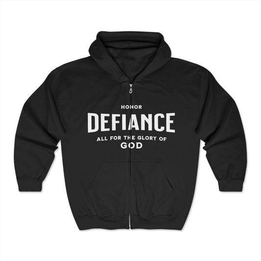 Stand Bold. Honor Defiantly  Heavy Blend™ Full Zip Hooded Sweatshirt