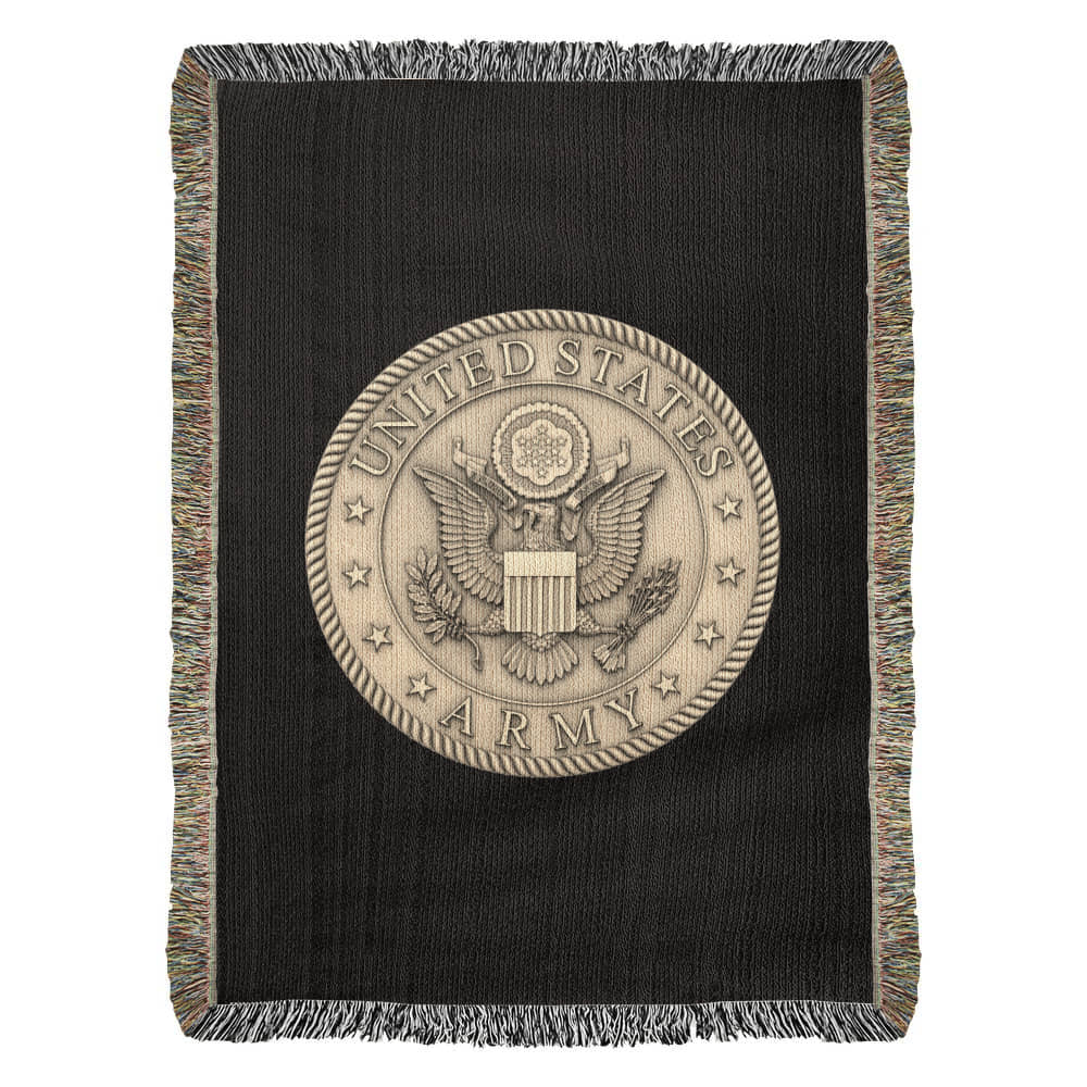 United States Army Woven Throw Blanket – Duty, Honor, Country - Bubble Gum Wink