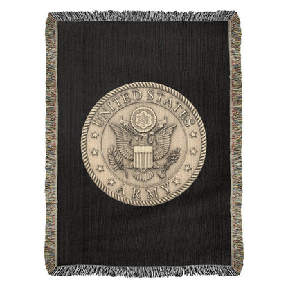 United States Army Woven Throw Blanket – Duty, Honor, Country - Bubble Gum Wink