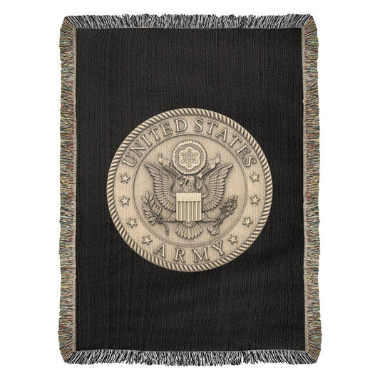 United States Army Woven Throw Blanket – Duty, Honor, Country - Bubble Gum Wink