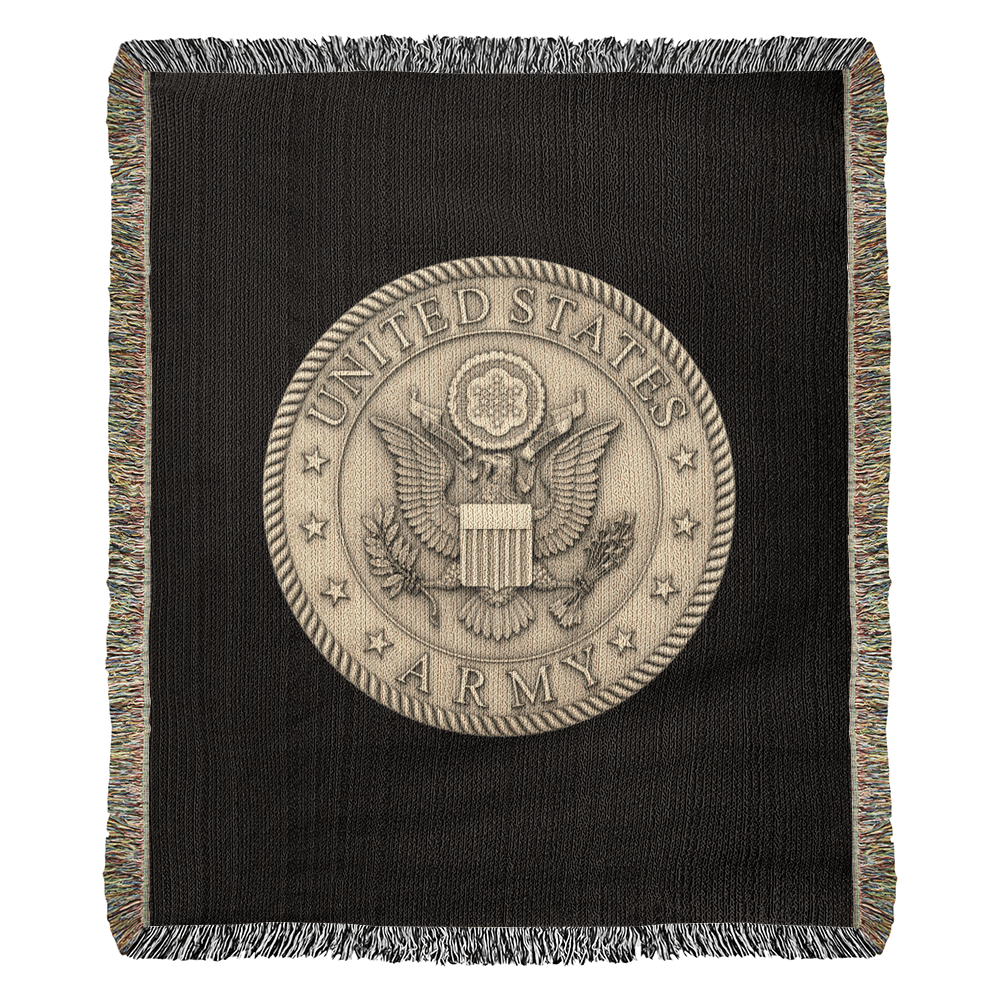 United States Army Woven Throw Blanket – Duty, Honor, Country - Bubble Gum Wink