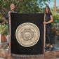 United States Coast Guard Woven Throw Blanket – Semper Paratus Tribute - Bubble Gum Wink