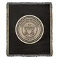 United States Navy Anchor Woven Throw Blanket – Honor, Courage, Commitment - Bubble Gum Wink