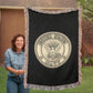 United States Navy Woven Throw Blanket – Cotton Military Tribute - Bubble Gum Wink