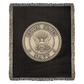 United States Navy Woven Throw Blanket – Cotton Military Tribute - Bubble Gum Wink